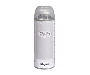 Rayher Vernice a gesso Chalky Finish ultra opaca Bomboletta spray 400ml, grigio, a base d’acqua, vintage shabby chic, 34371558