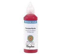 Rayher Window-Color Easy Paint, Rosso Pom. Me, Flacone 80 Ml, 38700295