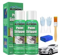 Rayhong - Sverniciatore Ray Hong con pennello, per rimuovere la vernice dell'auto e la pulizia delle superfici metalliche (2 pezzi)