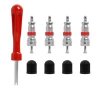 Raykce 1 Estrattore di Valvola ave 5 Nuclei di Valvola e 4 Coperchi della Valvola, Smonta Bus Valvola, Strumenti della Valvola del Pneumatico