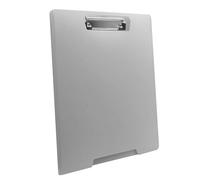 RAYLU PAPER - Appunti con pinza A4 realizzati in polipropilene resistente, cartella appunti con copertina per appunti in ufficio (grigio)
