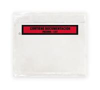 Raylu Paper - Buste porta documenti adesivi per imballare list spedizioni. Sacchetti trasparenti per albarane con chiusura automatica. (22,5 x 16,5 cm, 100 pezzi)