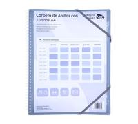 Raylu Paper - Cartella classificatrice con anelli (fumo, 30 custodie)