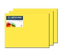 RAYLU PAPER - Cartoncini Colorati 50 x 65 cm, 25 Pezzi Fogli Colorati 180g/m², Carta Colorata Proffesionale per l’ufficio e per l'artigianato (Giallo Limone)