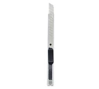 RAYLU PAPER - Coltello multiuso professionale retrattile in alluminio con lama da 9 mm, taglierino universale leggero e resistente per lavori di taglio in magazzini, artigianato (Modello 135M)
