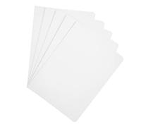 Raylu Paper® - Confezione da 25 sottocartelle in cartoncino per documenti, con fori per fastener e colori vivaci. Cartelline in cartoncino kraft spesso da 200 g (bianco, A4)