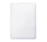 RAYLU PAPER - Custodia per carte d'identità in plastica rigida, porta carte di credito trasparente, custodia protettiva impermeabile (101x71)