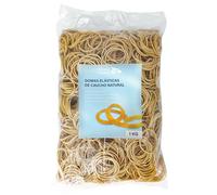 RAYLU PAPER - Elastici in Gomma Naturale al 100%, Anelli Elastici Riutilizzabili per Ufficio e Casa (180 Ø x 2 mm, 1000g)