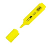 RAYLU PAPER Evidenziatori Fluorescenti con Punta Smussata, Marcatori Fluorescenti con Tratto da 2-5 mm, Pennarelli Fluorescenti per Organizzazione (1, Giallo)