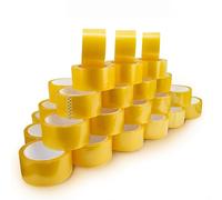 RAYLU PAPER - Nastro adesivo per l'imballaggio di scatole di spedizione resistenti ed extra resistenti, 66 metri x 50 mm di larghezza (36 unità, trasparente)