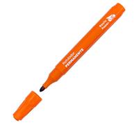 RAYLU PAPER Pennarelli permanenti con punta da 2 mm, pennarello permanente resistente all'acqua e allo sbiadimento ad asciugatura rapida, ideale per carta, plastica, metallo e tessuto (1, arancia)