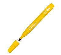 RAYLU PAPER Pennarelli permanenti con punta da 2 mm, pennarello permanente resistente all'acqua e allo sbiadimento ad asciugatura rapida, ideale per carta, plastica, metallo e tessuto (1, giallo)
