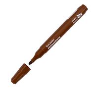 RAYLU PAPER Pennarelli permanenti con punta da 2 mm, pennarello permanente resistente all'acqua e allo sbiadimento ad asciugatura rapida, ideale per carta, plastica, metallo e tessuto (1, marrone)