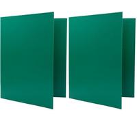 Raylu Paper® - Raccoglitore 4 anelli a D da 25 mm, raccoglitore A4 con anelli per riporre documenti, formato A4 33,5 cm di altezza x 26 cm di larghezza e dorso di 4 cm di spessore (verde scuro)