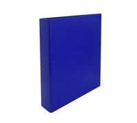 Raylu Paper® - Raccoglitore 4 anelli a D da 40 mm, raccoglitore A4 con anelli per riporre documenti, formato A4 33,5 cm di altezza x 26 cm di larghezza e dorso di 6 cm di spessore (blu scuro)