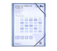 Raylu Paper - Raccoglitore ad anelli (fumo, 20 custodie)