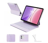 RAYMCRAFT per iPad Air 11 "(M3 2025 / M2 2024) e iPad Pro 11" (1a/2a/3a/4a generazione), tastiera magica per Air 4/5 11", tasti retroilluminati a molla, superficie antimacchia, trackpad multi-touch
