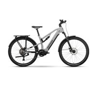 Raymon crossray bicicletta da trekking elettrica a sospensione totale shimano essa 8s 720wh 29 grigio