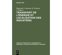 Raymond A Ransom R Pel Transport de l'énergie et localisation (Copertina rigida)