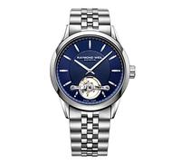 Raymond Weil Freelancer - Orologio da uomo, 2780 -St -50001, rotondo, meccanico, con rimontaggio automatico e bilanciere visibile - blu - Diametro 42 mm