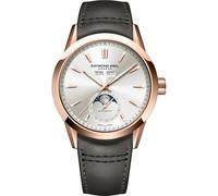 Raymond Weil Orologio Freelancer Fase Lunare e cinturino in pelle, 2766-PC5-64001.