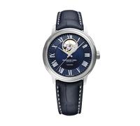 Raymond Weil Orologio da uomo Maestro - 2227 -STC-00508 - rotondo - meccanico a carica automatica e bilanciere a vista - blu - Diametro 40 mm