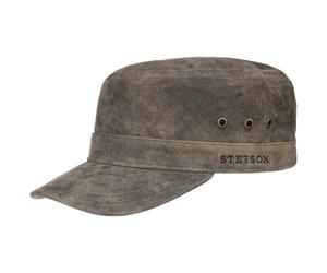 Raymore Pigskin Army Cap by Stetson marrone scuro One Size