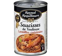 Raynal et Roquelaure - Salsicce Tolosa con lenticchie cotte 420 g - 4 pezzi