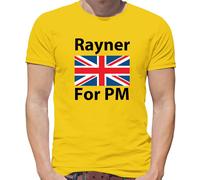 Rayner Per PM - Maglietta Uomo - Labour Angela Elezione Primo Ministro