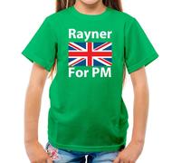 Rayner Per Pm - T-Shirt - Lavoro Angela Elezione Prime Ministro