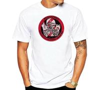 Rayo Vallecano Bukaneros T-shirt da uomo in cotone con stampa bianca, Colore 22, 3XL