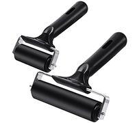 Rayong 2 Pcs Rullo di Gomma Brayer, Rullo di Inchiostro,Rullo Applicatore inchiostro, per Stampaggio a Blocchi di Inchiostro Stampaggio di Carta da Parati Arte e Artigianato