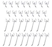 Rayong 30Pcs Ganci per Pannello Forato Pannello Forato Ganci in Metallo Ganci per pegboard in metallo Accessori per Negozi, Banco da Lavoro Officina e Cucina