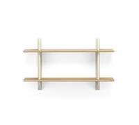 Rayonnage Mural Shelving Prouvé Blanc Colombe/Rovere
