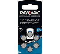 Rayovac 43450 Batteria a bottone zinco-aria PR44/675 - cella di apparecchi acustici zinco-aria 1 4 V