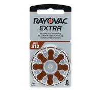 80 batterie pile 312 RAYOVAC EXTRA per apparecchi acustici protesi acustiche