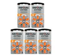 Rayovac Extra Advanced Batterie Acustiche Zinco Aria Formato 13 Value Pack da 30