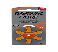 Rayovac Extra Advanced Batterie Acustiche Zinco Aria, Formato 13 Value Pack da 60 Batterie, Arancione