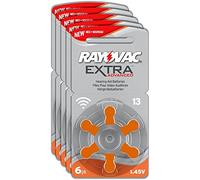 Rayovac Extra Advanced - Batterie Audifono zinco aria A13/PR48, confezione da 30 pezzi, colore: arancione