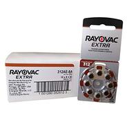 Rayovac Extra Advanced - Batterie per apparecchi acustici senza mercurio, misura 312 (80 pezzi)