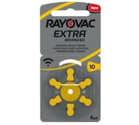 RAYOVAC Extra Blister batterie per apparecchi acustici per Modello 10