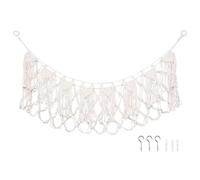 Raypontia Amaca Per Peluche - Grande Boho Da Parete Resistente,Organizzatore Rete Per Giocattoli Di Peluche - Per Ragazzi E Ragazze Camera Giochi Finestra Asilo Casa Scuola Materna