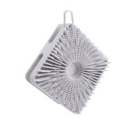 Raypontia Body Scrubber Shampoo, silicone doccia Scrubber - Teste bifacciali - Massaggio per cuoio capelluto 2 in 1 con setole morbide, Exfoliator Loofah, accessorio da bagno per tutte le pelli
