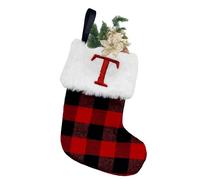 Raypontia Calze di Natale con Nomi,Calze di Natale con iniziali, Calza da con iniziali per Bambini, Ciondoli per Albero di di Borse, Ornamenti per Il Decorazioni per la casa per Feste