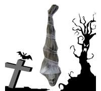 Raypontia Decorazione Halloween - Decorazione Spettrale Terrificante Inquietante Per Mummia Appesa, Realistica Per Casa Stregata Interno Esterno Giardino Festa Cimitero Halloween