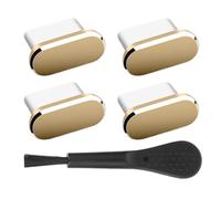 Raypontia Set di 4 protezioni antipolvere per porte USB, tappi di chiusura universali per smartphone durante le attività all'aperto, i viaggi e la casa