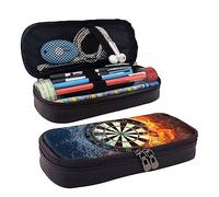 rayprint Astuccio con cerniera per matite, borsa portapenne per cancelleria universitaria, organizer per matite, astuccio per penne compatibile con freccette Ice Water Fire, astuccio per pennarelli,