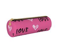 rayprint Astuccio organizer con cerniera a forma di cuori e amore per San Valentino, stile Kawaii, ideale per scuole, uffici, ragazze e donne.