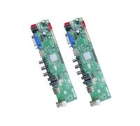 RAYPUR Scheda madre universale for TV LCD V56/V59 con scheda driver LCD, supporta scheda circuito stampato TV standard DVB-T2(2PCS driver board)
