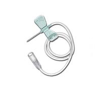 Rays AGO EPICRANICO ATRAUMATICO IN ACCIAIO INOX MONOUSO FLY/SET PER INFUSIONE GAUGE23X3/4INCH DIAMETRO ESTERNO 0,6MM LUNGHEZZA 19MM CODICE COLORE AZZURRO TUBO 30CM RACCORDO LUER-LOCK